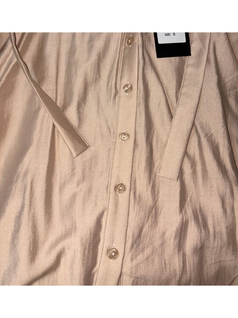 *BRAND NEW* Diva Boutique Online Taupe Small Energetic Feel Long Top - Picture 7 of 11